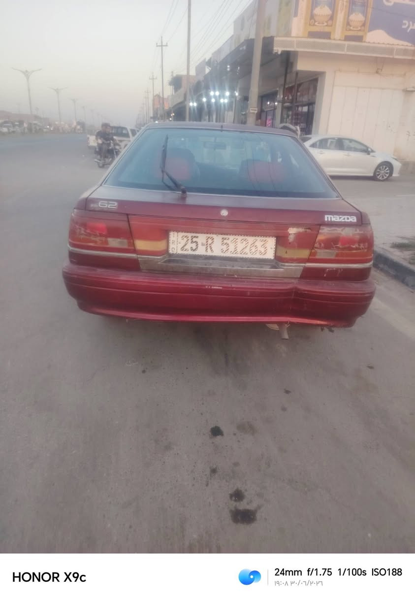 سيارة مازدا 6260 موديل 91 بسمي لل2031 مشروع وطني 8بخ.  للبيع 35ورقه.  *********** مراوسه بفكترا
