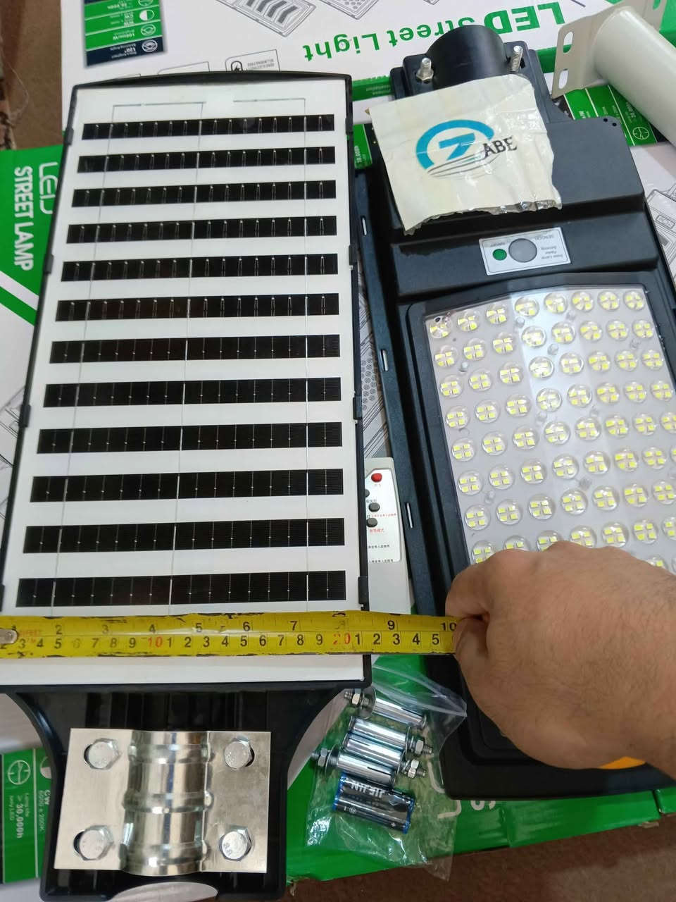 پێشانگای زەبێ zabeshow
بازاڕێکی ئۆنلاین بەتاک و کۆ ئیش ئەکەین
لایت شەح نەوزەی خۆر 
گەورە و بەهێز بۆ ماڵ  و باخەکەت
بۆری هەڵواسین و چەوی خۆی لەگەڵە 
حەوت بەرنامەی کارکردنی هەیە
نرخ/٢٧٠٠٠

گەیاندن بۆ هەندێک گەڕەک و ناونیشانی نێو شاری سلێمانی بێ بەرامبەرە
گەیاندن هەیە بۆ تەواوی کوردستان و عێراق السليمانية, العراق


**إذا كنت صاحب هذا الإعلان وتريد حذفه لأي سبب، رجاءا أرسل رسالة إلى الدعم الفني**