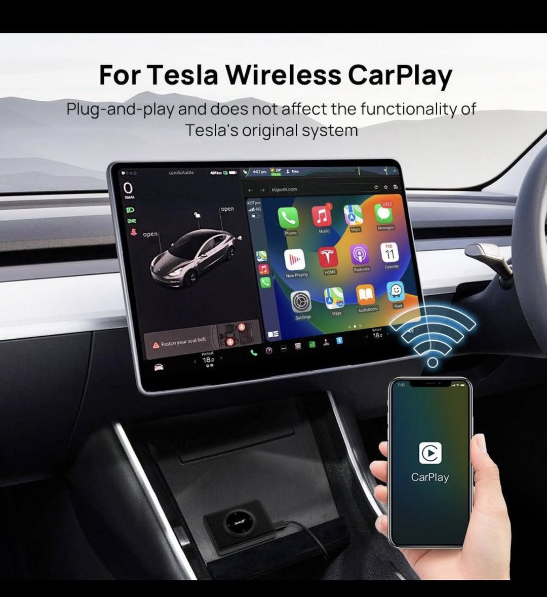السلام عليكم
جهاز  Car lin kit T2C For Tesla، وهو جهاز يضيف Apple CarPlay وAndroid Auto لاسلكياً إلى سيارات تسلا
يرهم على 
Y-3-x-s
سعر 75 الف 
الاتصال وتساب 
***********
