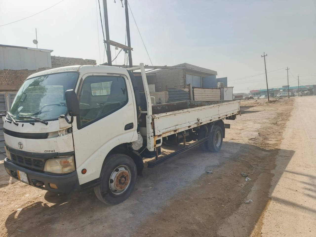 تويوتا داينا موديل ٢٠٠٣ بحاله جيده محرك استندر الاحمر
طول البدي ٥٫٥  متر
بغداد المعامل
سعر 110
رقم الهاتف
***********
