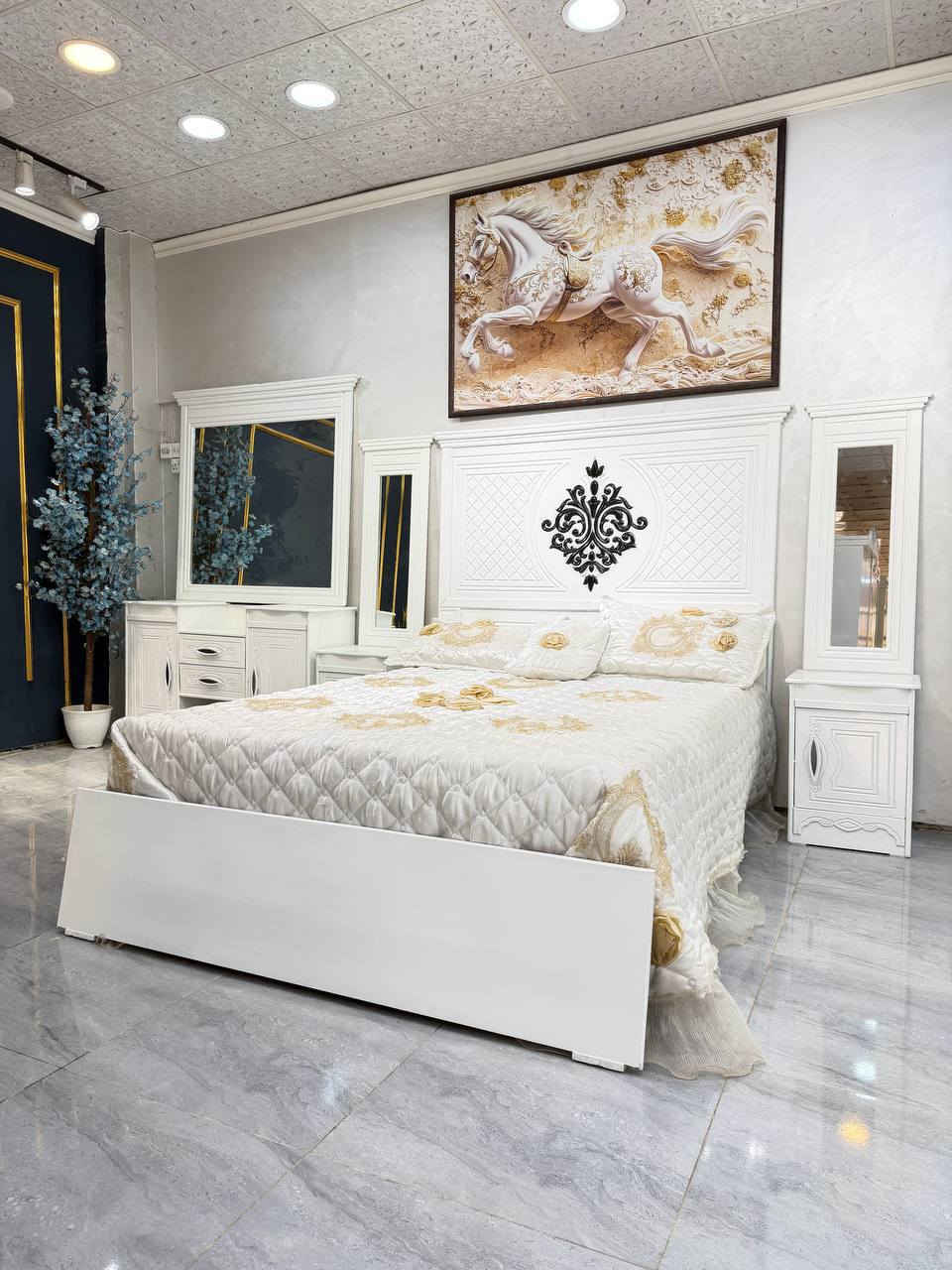 السعر // 950
🔅تفاصيل الغرفة المرمري  ....

 خارج ٤ملم ام دي اف 🔺
وداخل صاج ٣ملم 
صبغ حراري  درجة اولى 

عدد القطع  ٧ قطع 😍
🔺1 //جرباية  قياس  ١٦٠ × ٢٠٠ 
🔺//ميز جانبي ايسر قياس ٥٠
🔺2// وميز  جانبي  قياس ٥٠
🔺3// زاوية ارتفاع مترين عرض ٨٠
🔺4// وميز بلازمه  
🔺5//وميز مراية ارتفاع مترين عرض ١٢٠
🔺6// وكنتور ٦ باب  ارتفاع مترين و١٥ طول ٣ متر و١٥

القطعه الثامنة حسب الطلب شازلون
سعرها ٥٠ الف ❤️

(توصيل مجاني مركز بغداد )
التوصيل يشمل الشد مجاني 🔥
(اطراف ٥٠)
باقي المحافضات حسب البعد
شازلون سعرها ٥٠ الف
شازلون مخزن ٧٥ الف


**إذا كنت صاحب هذا الإعلان وتريد حذفه لأي سبب، رجاءا أرسل رسالة إلى الدعم الفني**