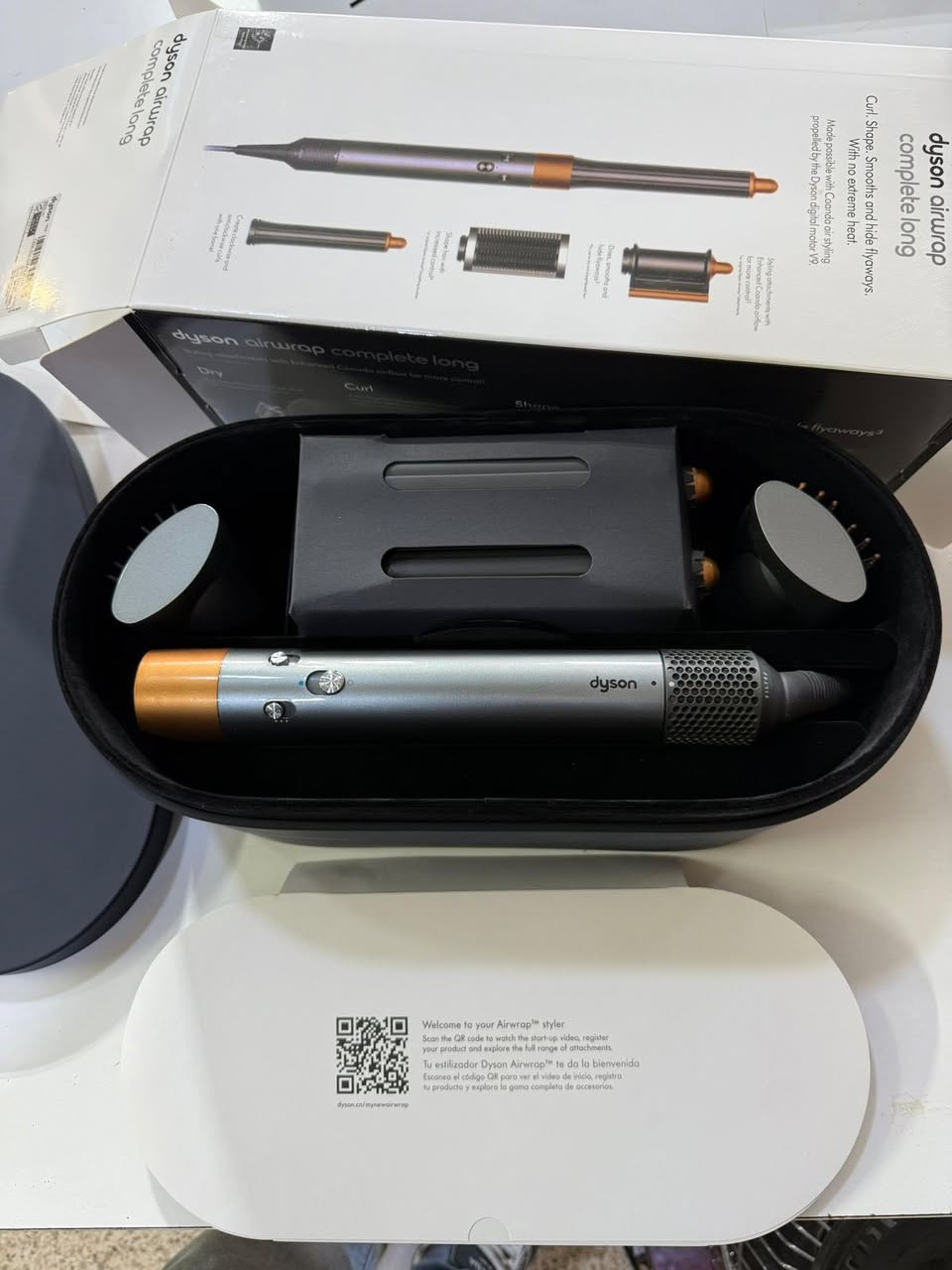 خصم خصم خصم ٥٠٪؜
دايسون ايررب اصلي ضمان اورجينال
سعر فقط ١٨٠ الف ويا توصيل

سشوار دايسون ايررب  من تشتريه من عندي يجي ويا باركود من قبل الشركة هذا الباركود يتطلب منك تنزل برنامج mydyson راح تدخل serial number راح يبين لك ضمان الجهاز من قبل شركة دايسون ضمان سنتين
***********
