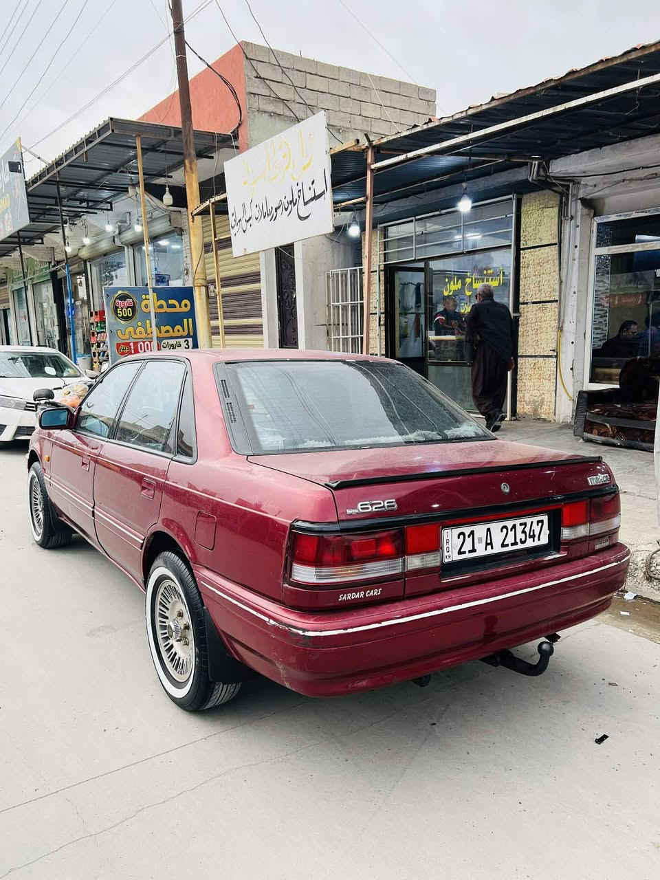 مازدا1990 ٨وبەخ تەبرید:چوارجام کارەبا:ویل حەسیر:ڕەقەم سلێمانی:دەفتەر بەنزینی هەیە: هەمووگیانی بەشەرت:بێ سبوخ:بێ لێدراو:بێ خیاس:گێر و مەکینە بەشەرت:تاخمپێش تازە:بێ مەسرەف: شوێن کەرکوک فەیلەق:***********
