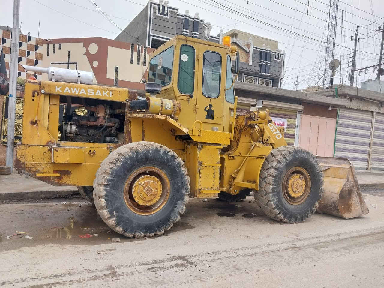 شفل اللبيع كاوسكي موديل ٨١ رقم بغداد اصفر *********** ***********
