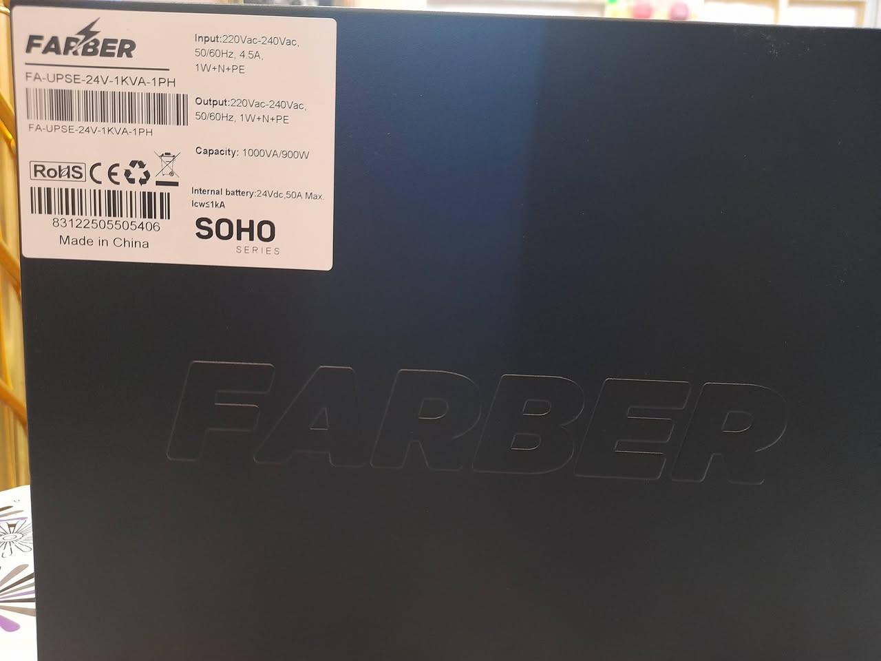 السلام عليكم
للبيع يو بي اس فاربر اون لاين 1kv اخذته بتاريخ 24/8/2025 استخدمته اقل الشهر نظافته % 100
السعر 230 عنواني بغداد الغزالية للإستفسار هذا الرقم
*********** يوجد واتساب
