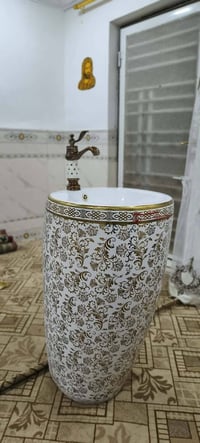 مغسلة غربي • ديكور يجنن • كربلاء