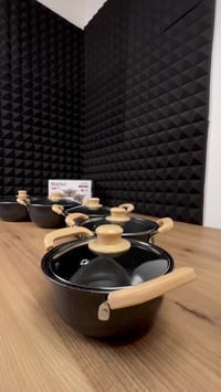 سيت ٥ قطع • غير لاصق • أسود مرقط