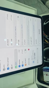 السلام وعليكم ايباد M5 جديد مشحون 8 مرات بطاريه ١٠٠ بعده داخل الضمان م...