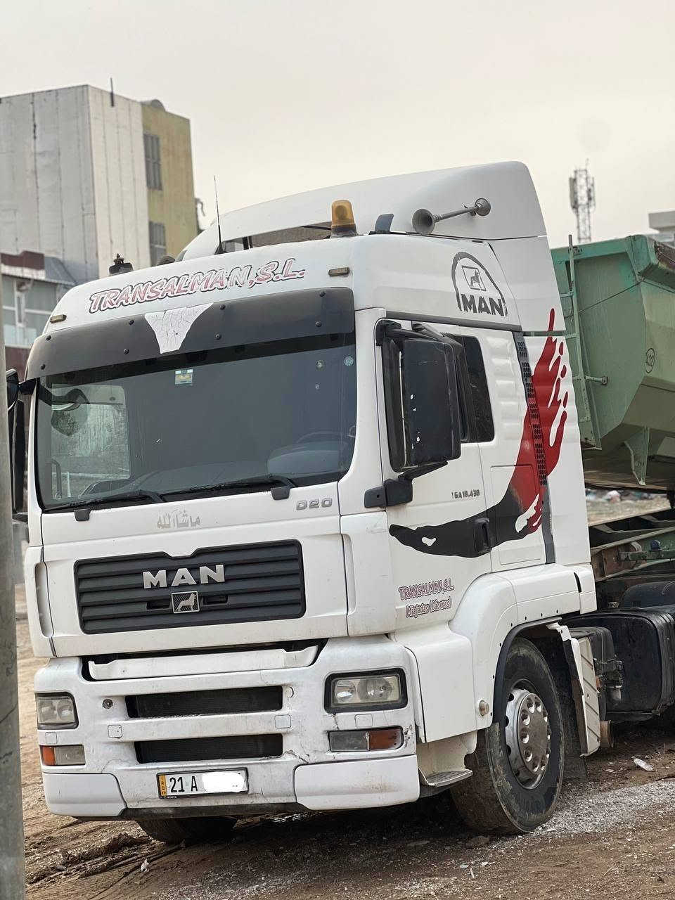 MAN 2005 
تگە بۆ فرۆشتن فوول مواسەفات ئۆتۆماتیک ڕیتایدەر گێرو مەکینە و ئەکسل و کارەبایات گشت گیانی بەشەرت   مەکینەی بێریڤانی تاک سۆپەری لەسەرە  سەنەوەی تاوەکو   2029 تازەیەو 
بۆ پەیوەندی
 ***********
***********
