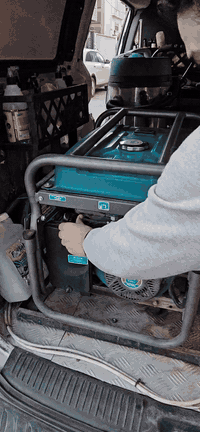 مولدة ماركة توتال  ٣٤ امبير /بانزين  المولدة جديدة ومكفولة بالكامل  را...