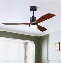 بسم الله وعلى بركة الله تعالى وصل موديل جديد من المراوح الخشب الطبيعي ...