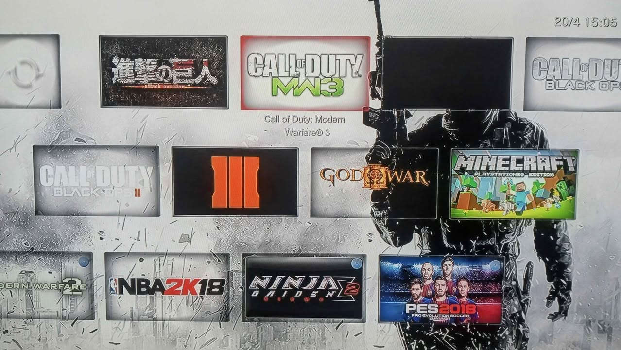يتوفر بلي 3 سلم مهكر باللون الأبيض النادر بذاكرة 300 GB
مع يد تحكم واحدة و كامل ملحقاته بسعر 120 و بيه مجال
الالعاب:
- call of duty black ops
- call of duty black ops 2
- call of duty black ops 3
- call of duty modern warfare 
- call of duty modern warfare 2
- call of duty modern warfare 3

- god of war 3
- god of war ghost of sparta (Remastered)
- god of war chains of olympus (Remastered)

- minecraft 
- ninja gaiden 2
- pes 2018
- NBA 2018
- need for speed hot pursuit

و العديد من الالعاب الاخرى
لتفاصيل اكثر التواصل خاص
او على الرقم: *********** (يتوفر واتساب على هذا الرقم) النجف, العراق
