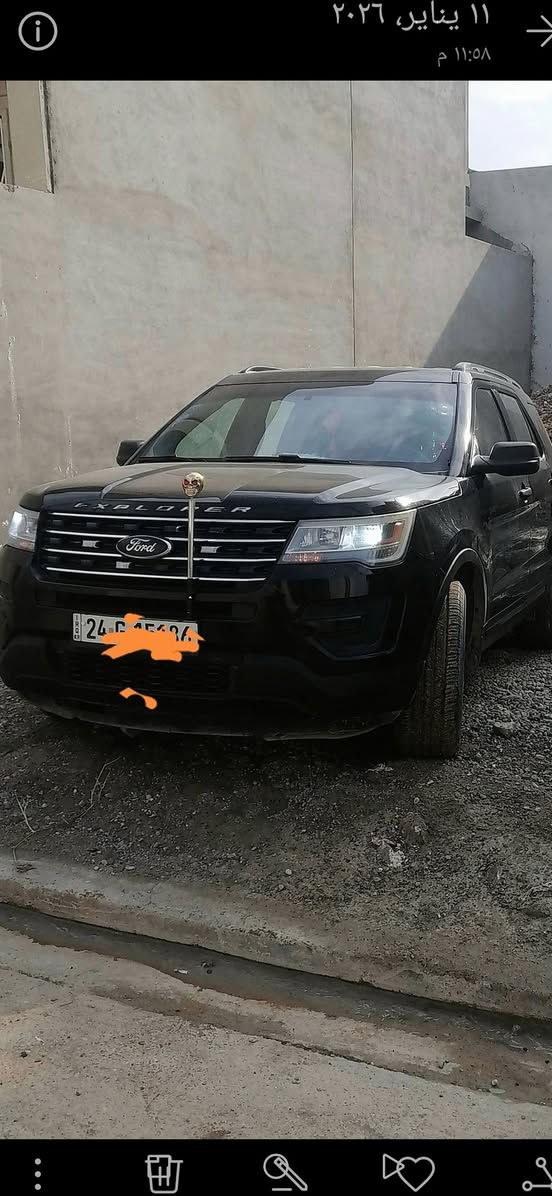 فورت اكسبلور ٢٠١٦ بدون صبغ تعديل عل بارد سنويه بسمي جديد محرك ٤ مكان السياره الموصل حي الملاين الثانيه السعر خاص *********** واتساب موجود
