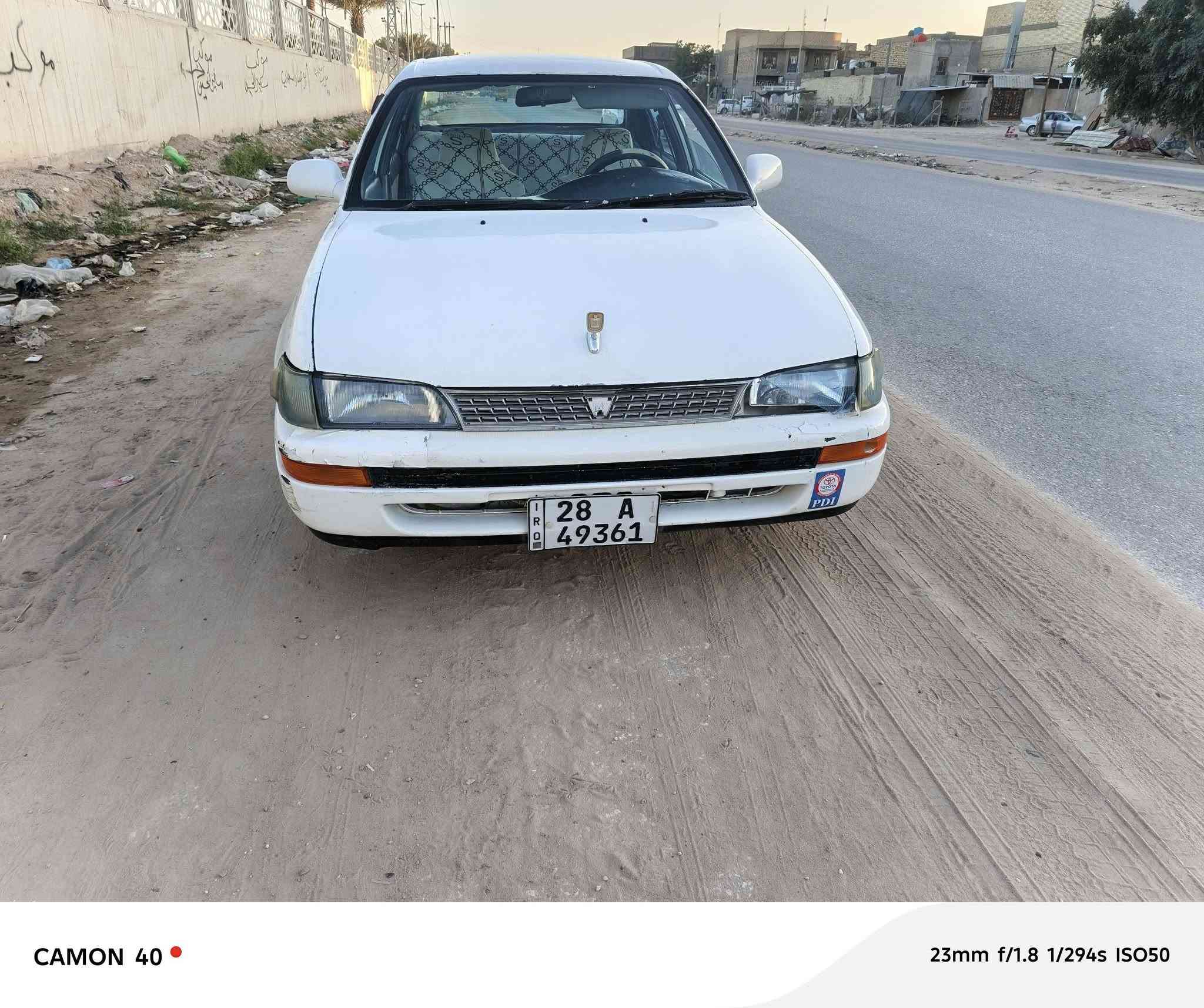 السلام عليكم كورلا موديل 92 رقم نجف انكليزي مكفوله من الكص والنقل الجثه ومن الضربه لقويه كير ومكينه وحداديه خير من الله السعر 43 وبيه مجال مكاني نجف ***********
