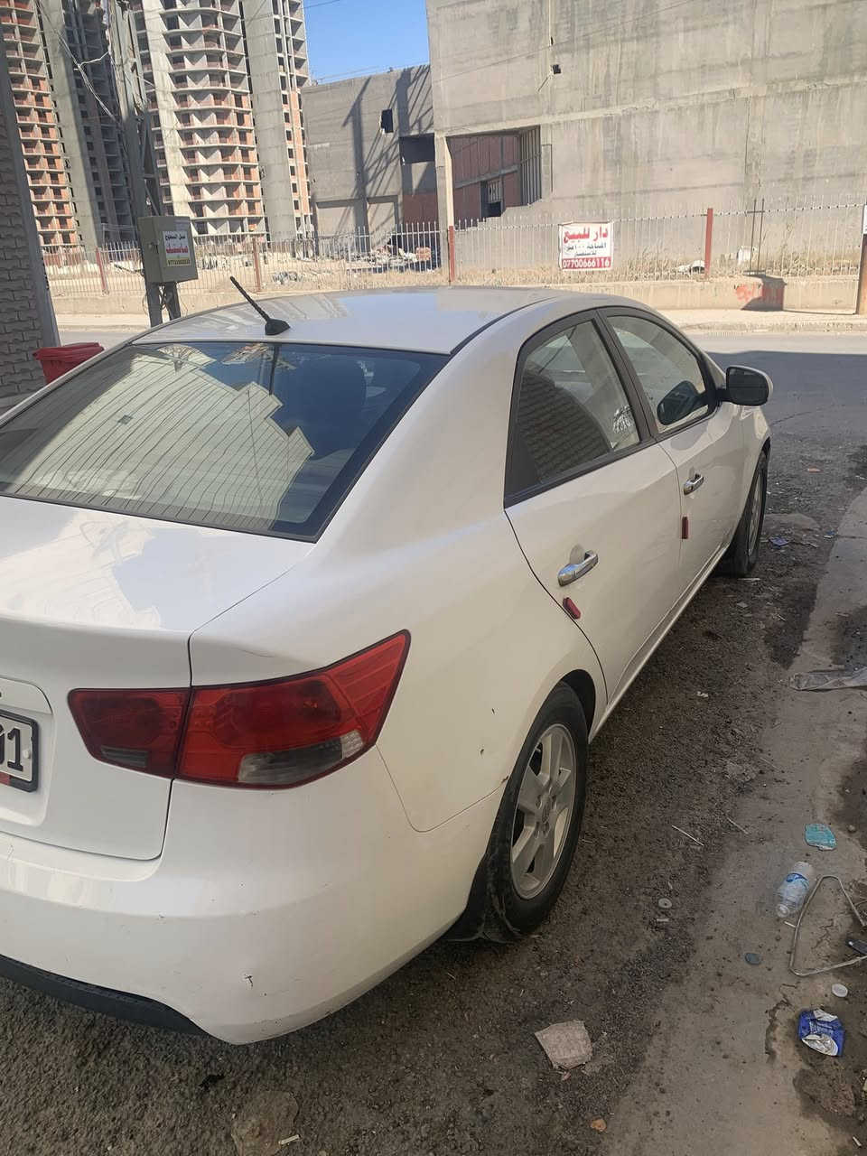 السلام عليكم كيا سيراتو 2011 خليجي رقم سليمانية سنوية تسقط ب2028 للبيع فقط
حدادية صدر امامي خلفي جديد
تخم تاير جديد 
باتري جديد 
دوشمة جديده
شاشة + كامرة
منظومة غاز حكومية
السيارة مكفولة من كلشي عدا صبغ قبق جنطه وباردين صغار بالباب مال سايق والخلفي مثل ماوضح بالسنور المرفق
السعر 97$ وبي مجال
للتواصل***********
