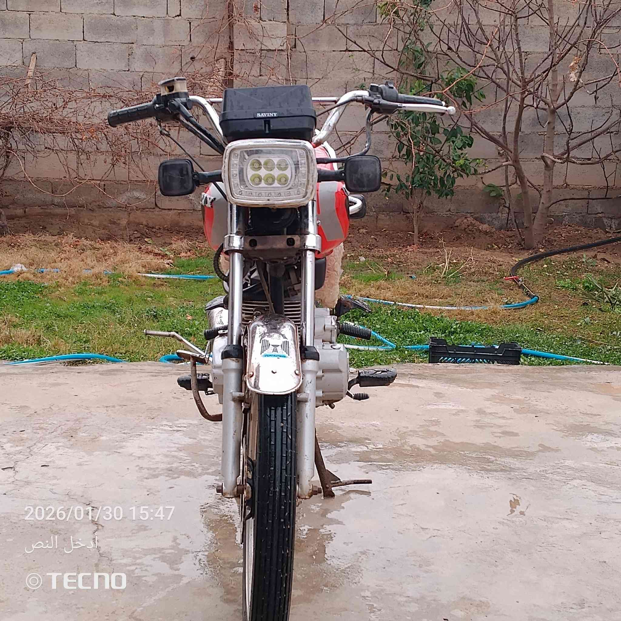 السلام عليكم
دراجة للبيعسيفان 2021 نضيف السعر 350 وبي مجال مكاني ديالى سراجق الاتصال ***********
