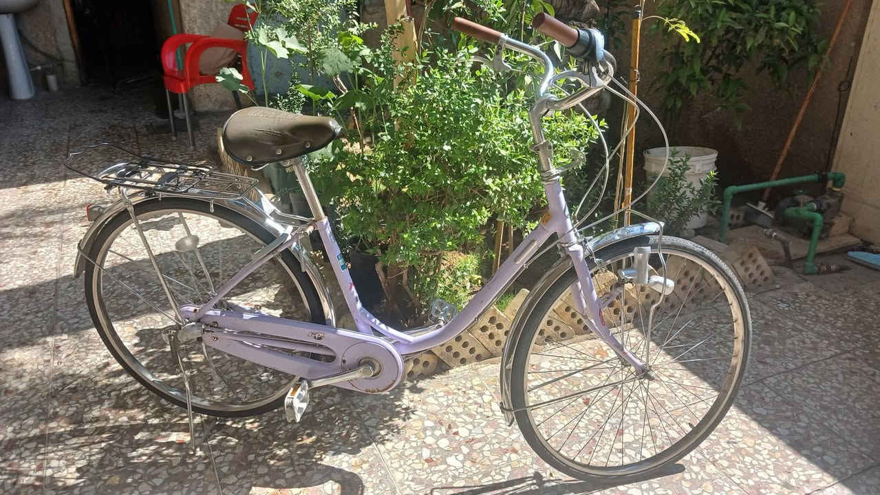 برجسون بناتي ٢٦
تاير ضد البنجر جوب جديد
كير ثلاث نمر
لون زاهي
بالة تكمة ياباني السعر ١٢٥ وبيه مجال
مكانه ابو دشير


**إذا كنت صاحب هذا الإعلان وتريد حذفه لأي سبب، رجاءا أرسل رسالة إلى الدعم الفني**