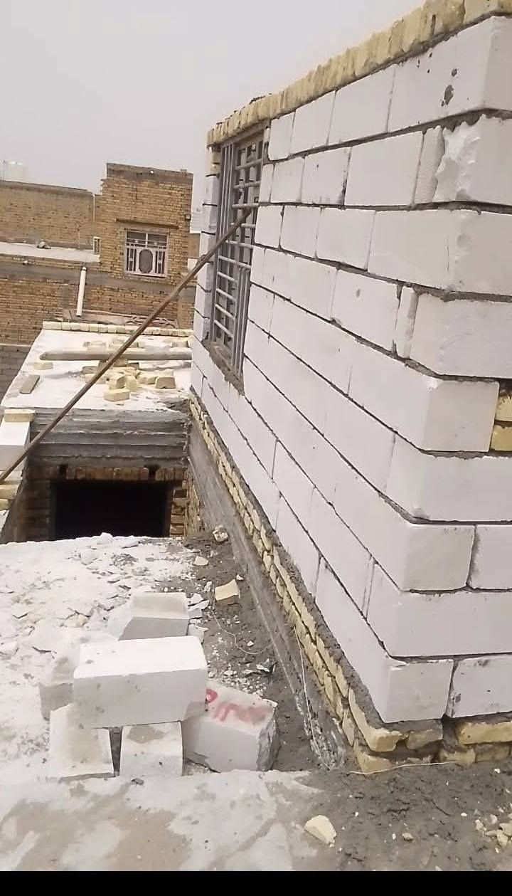 سلام عليكم خلفه بناء متفرق الناصريه مركز كافت البناء وتساب ‏‪***********‬‏
