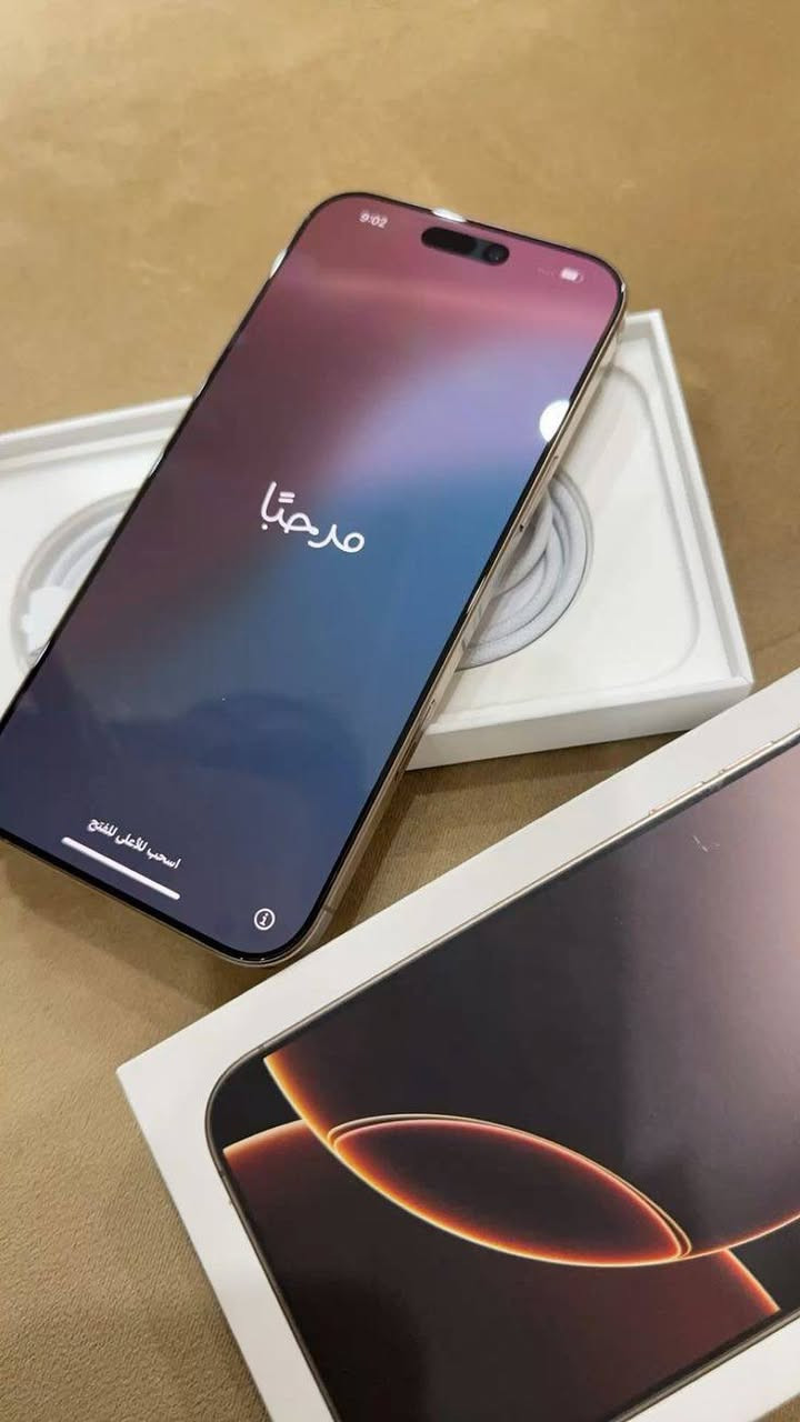 السلام عليكم 16 برو ماكس شرق اوسط بطاريه 100 بعدة بالضمان نضافه 100/100 بعدة بالضمان السعر مليون 500 وبي مجال حك الجيه رقم الهاتف /*********** وتساب
