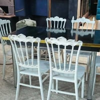 طقم سفرة • ٤ كراسي • عاجي