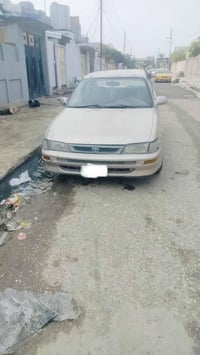 كورلا 93 رقم دولي كير محرك شرط مصبوغة عام وبيها ضربتين ضربة بلصندوك وب...