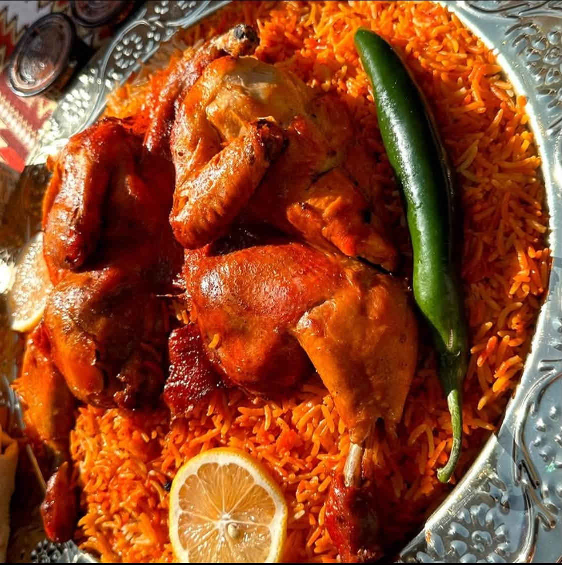 طعم لايُنسى
فقَـط عند #مندي_المسيباوي
مُـستعدين لتجهيزكم بـكافة اشكال المنسف اليمني بالكمية والترتيـب المـطلوب 
عندك عـزيمة ومحـتار!!
ابداً لاتحتار خـلي #المسيباوي وجهتـك الاولى دائماً وراح نكون گـدها طعم مُمـيز ونظافة فـول 

دليمية 7.000/ الدبل ب10.000
دجاج مشوي ع الفحم 11.000
مندي دجاج 15،000
نص مندي دجاج 8.000
كيلو كباب لحم 14،000
كيلو كباب دجاج 12،000
سمك شوي حسب الوزن
#توصيل_الف_داخل_المسيب

للحجز ع الارقام التـالية :👇
***********للاتـصال
*********** واتسـاب
