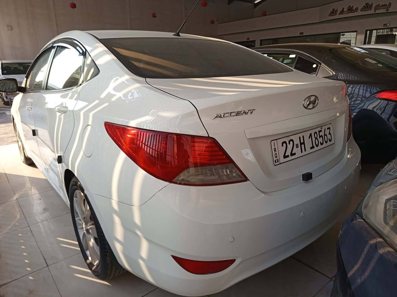 السلام عليكم ورحمة الله للبيع اكسنت موديل 2014
السيارة جديده بمعنه الكلمه 
بدون صبغ شرط 
محرك كير بشرط محرك مامفتوح  سيارة جديده
هزه وسنويه جديده شرط التحويل 
رقم اربيل جديد
السيارة فول ماعده الفتحه 
تحكمات ستيرن كير تومتيك 
السيارة معيزه بس ستر ربك 
بيها مكانات بارد 
مكان السيارة الموصل
رقم الهاتف‏‪0771 698 3923‬‏
