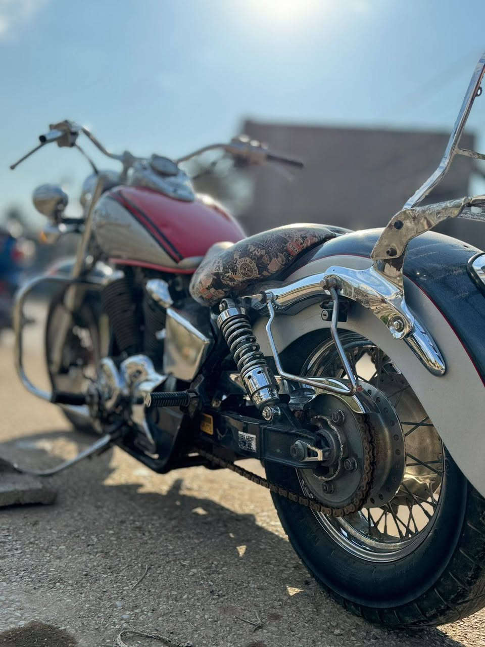 سلام عليكم هارلي شادو 400cc
للبيع كفاله عامة مرقم رقم ديالى الدراجه حلوه اكثر من الصور مكاني ديالى الخالص سعدية الشط 
ملاحضة//مكلف بل نشر 
رقم صاحب الدراجه *********** 
استفسار اكثر اتصل ودلل
