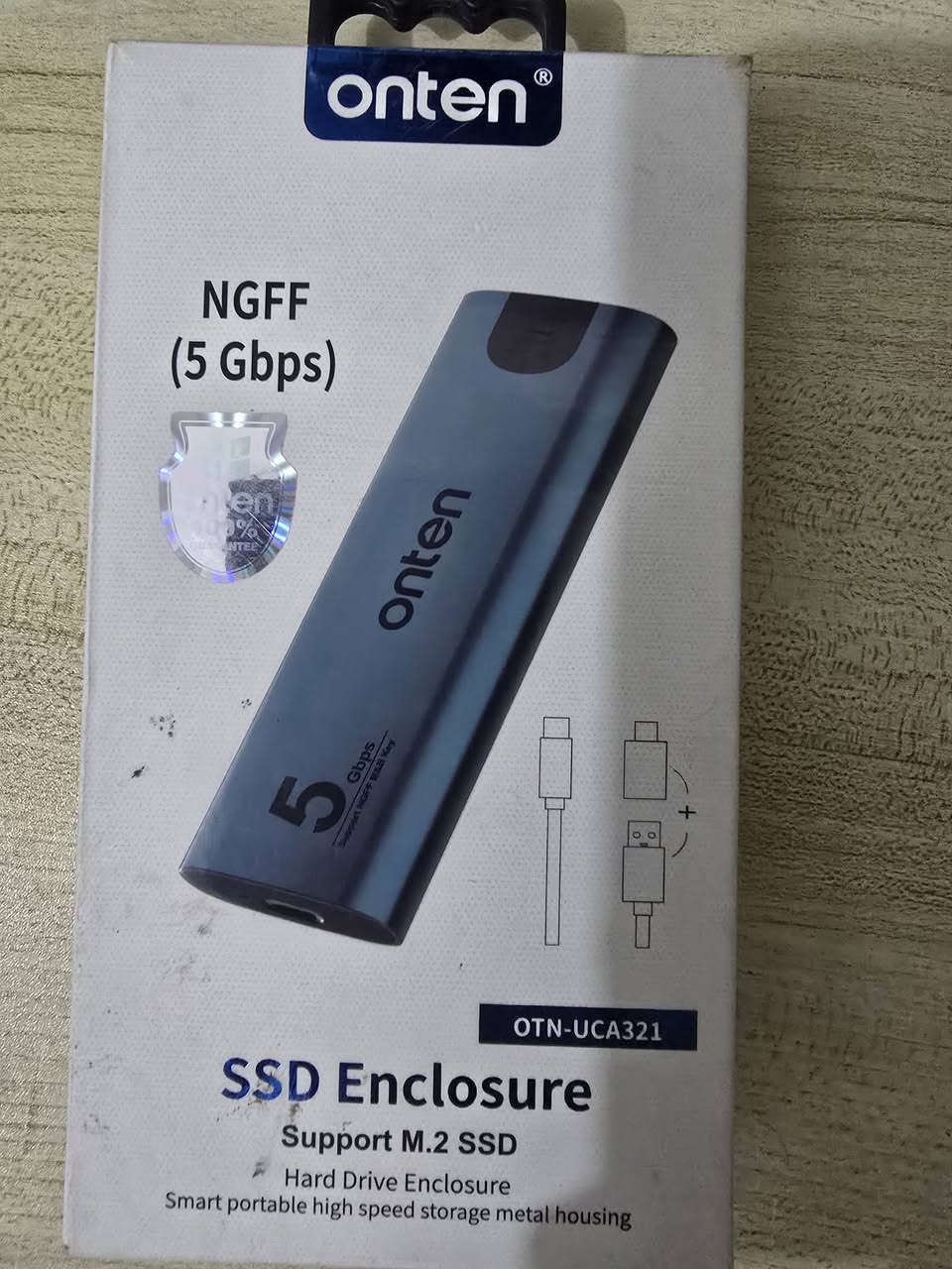 من رخصة الادمن
راك M. 2 
|موصفات|
يدعم أقراص M.2 SSD بمنفذ NGFF (B+M Key)
سرعة نقل تصل إلى 5 Gbps (USB 3.0/3.1 Gen1)
هيكل معدني (Aluminum) لتبديد الحرارة بشكل أفضل
منفذ Type-C، مع كابل تحويل إلى USB-A مرفق
تصميم محمول وخفيف، سهل الحمل والتخزين
المحتويات داخل العلبة:
علبة SSD الرئيسية × 1
كابل بيانات (Type-C إلى USB-A) × 1
بطاقة الضمان × 1
سعر 20 الف
متوفر توصيل لكل محافظات


**إذا كنت صاحب هذا الإعلان وتريد حذفه لأي سبب، رجاءا أرسل رسالة إلى الدعم الفني**