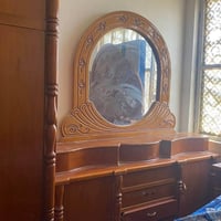 غرفة اخشاب • غرفة نوم • كنتور • خزانة ملابس • غرفة نوم خشب • غرفة اخشا...