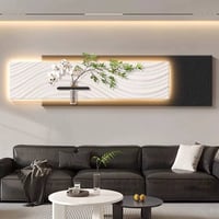 طبلوهات مودرن • إضاءة مخفية • خامات تقيلة