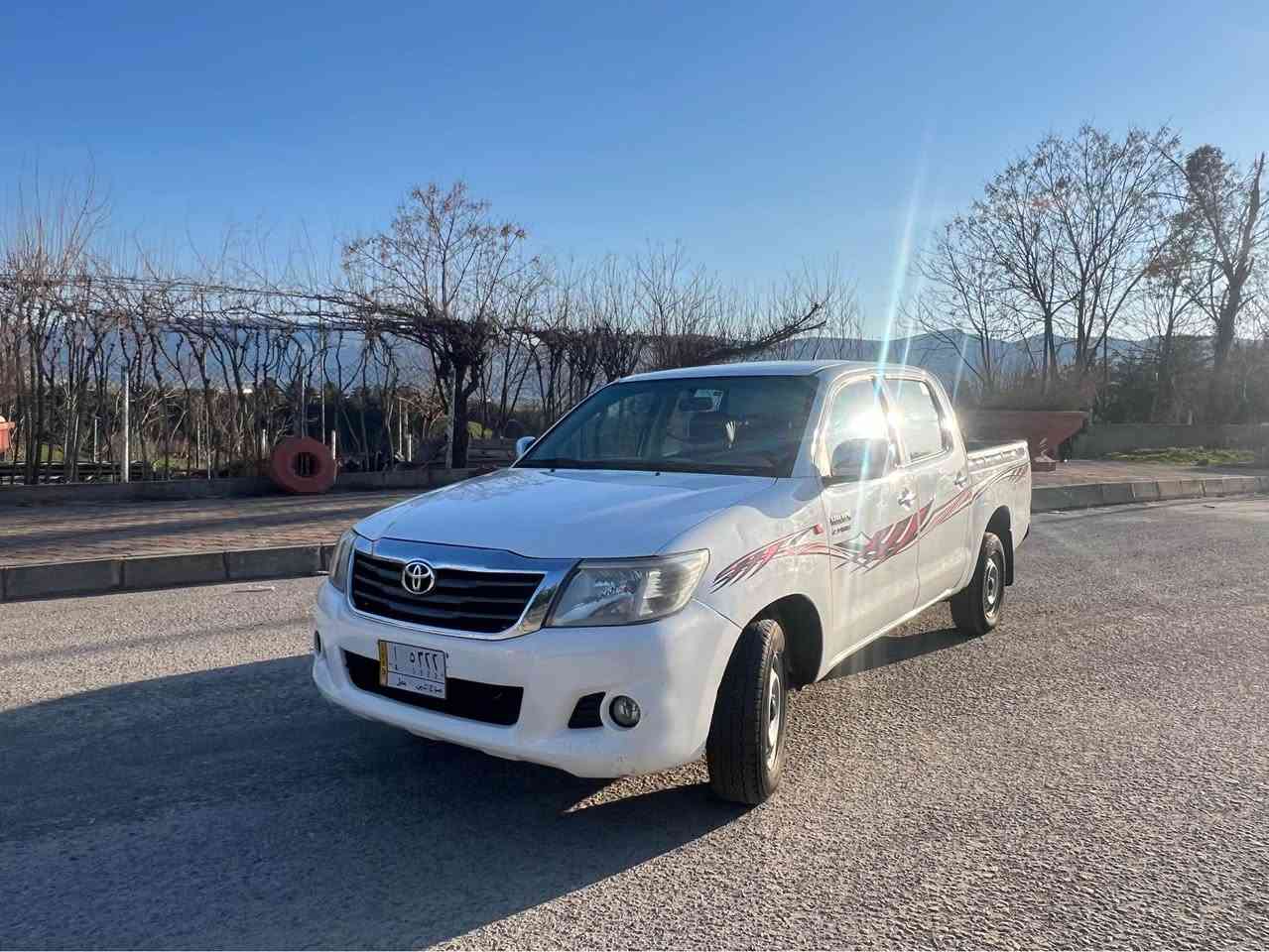 تۆیۆتا هایلۆكس 2015 سعودی ئەسڵ  بتڵ نمونە لە جوانی بێ لێدراو بێ ناوگرتن تەنها ١ پارچەی بۆیاخە تەنها بۆنیت  سەنەوی پلاستیك بەشەرتی ئەولیات گێرو مەكینە بەشەرت تندوتۆڵی بەشەرت ژم:***********          TB تكایە ئەگەر موشتەری نیت سەرمان مەهێشێنە السليمانية, العراق
