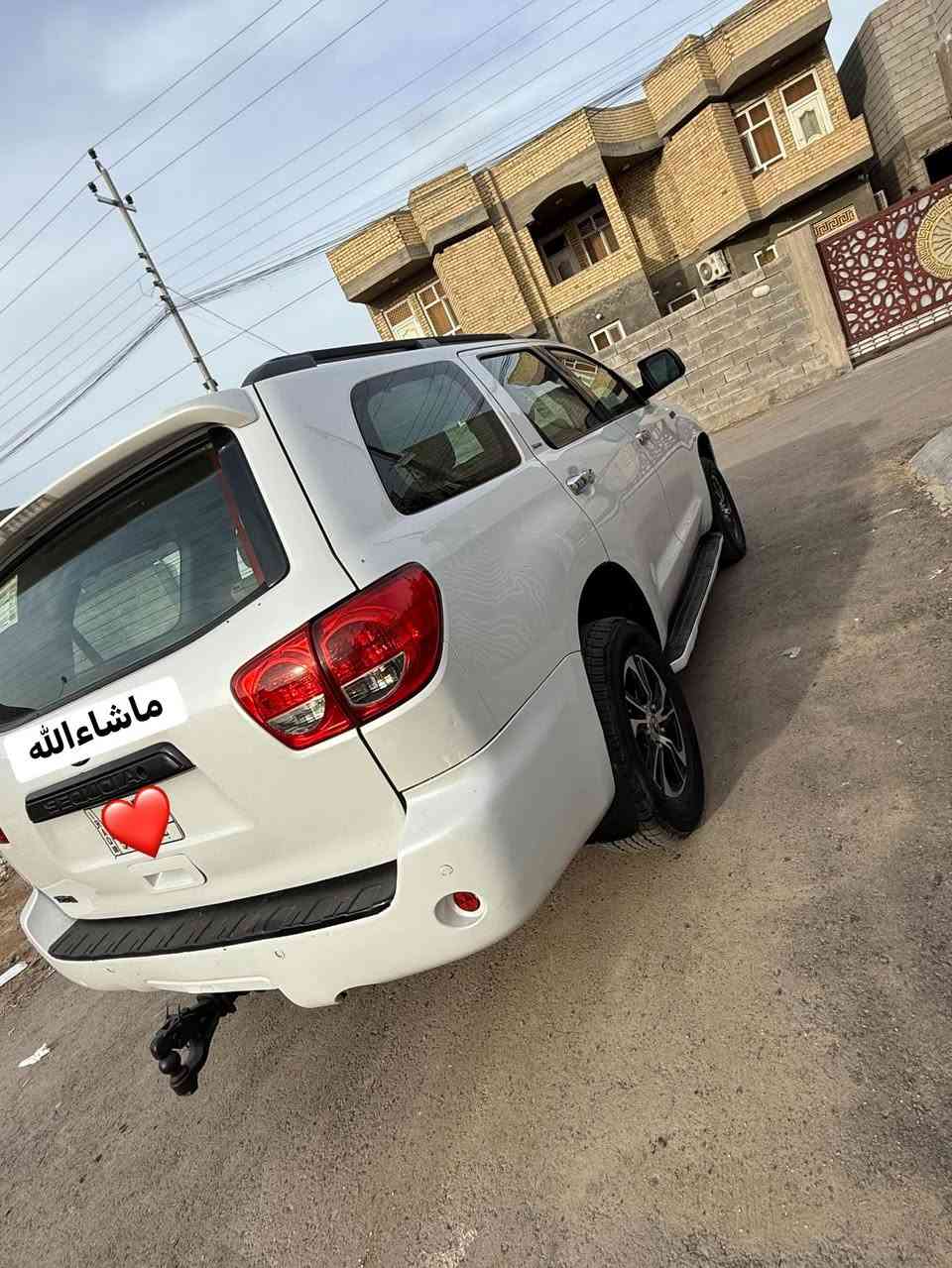 لسلام عليكم
بدون مراوس بدون مراوس بيع فقط
(تيوتا سيكويا  بلاتينيوم سياره مال جناي )
سياره جاهزه من كلشي كير محرك فول نضافه
بسمي مشروع وطني تحويل مباشر
موصفاتههً معروفه
داخل بيجي
.الموديل:2009
.المواصفات(platnum) 1/1
.سلايد روف
كشناتً جلد
.زراكات
.كامره
.تحكم ستيرن جهتين
.ستيرن كهرباء
.كشنات جلد +تدفئه تبريد
.بردات جانبيه بلاديه
.شاشه ايباد
.V8(5700)
.بعد بيها هوايه مواصفات
سياره مكفول كفاله عامه من الضربه
بيه صبغ 4قطع كلير
.السعر 170 وبي مجال
مكان السياره الأنبار رمادي
***********
