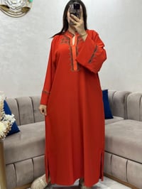 قفطان • كريب روزة • مقاسات L-XXXL