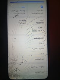 ريلمي نوت 60x • شاشة مشروخة • مستخدم قليل