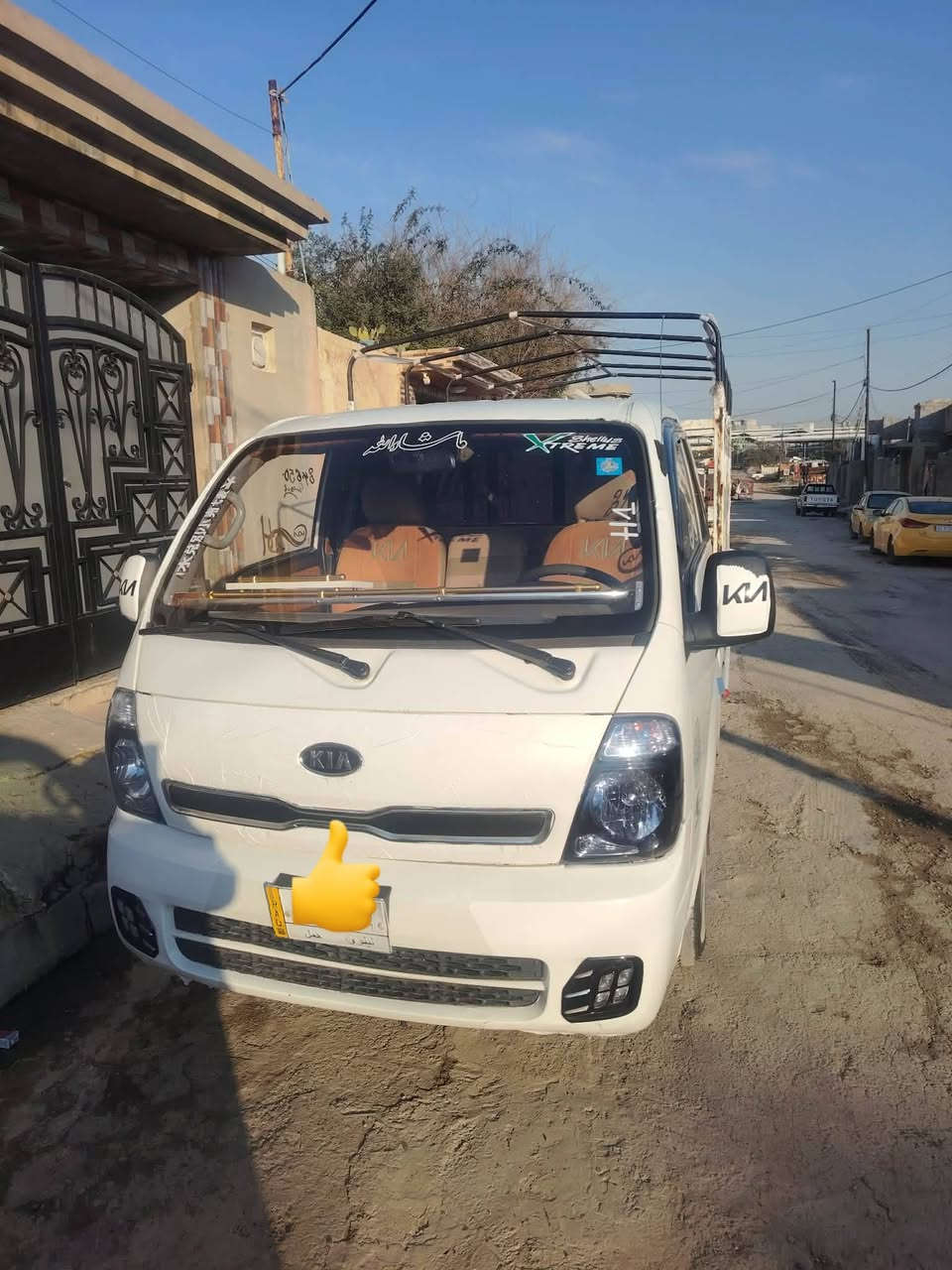 سلام عليكم كيا للبيع موديل 2013 رقم نينوى الماني سنويه عضم راعيه متوفي ابيعه مكفولة كفالة عامه السعر 75 وبيه مجال رقم الهاتف ***********
*********** مكان السياره موصل
