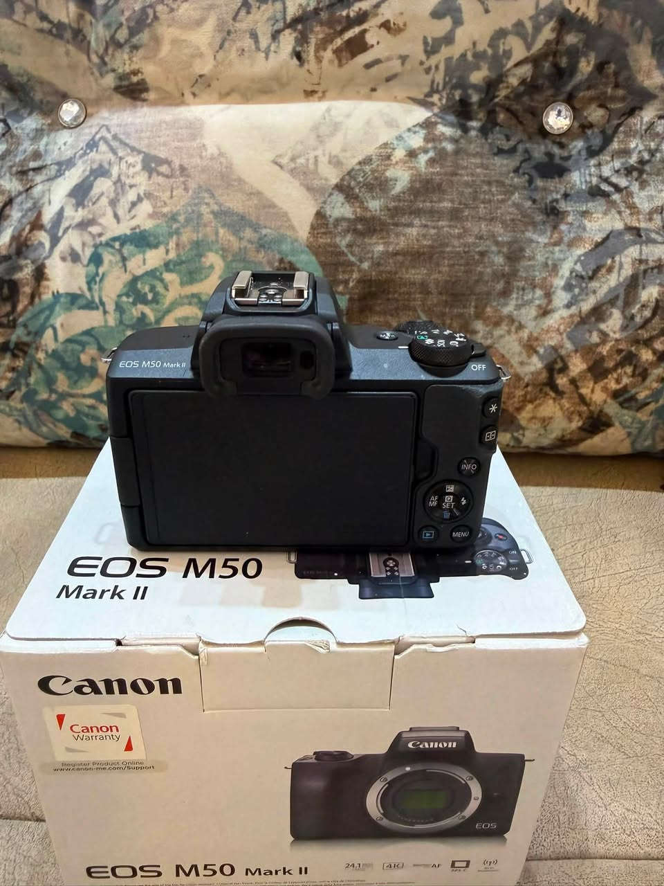 Canon m50 mark ii
اخت الجديد مع كامل الملحقات الاصليه 
ضملن الفحص والتشغيل 
السعر :- ٦٥٠ الف 
للاستفسار :- ***********
العنوان :- بابل - الهاشميه 
نوصيل متوفر الى جميع المحافظات 🛑
