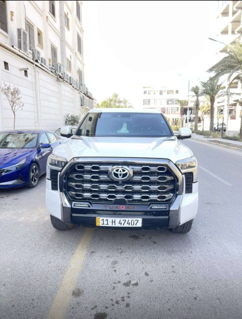 تويوتا تندرا هايبرد بلاتينيوم مرقم بغداد
موديل 2023
محرك 6سلندر  3.5(Twin-Turbo ) 437 حصان 
تشغيل بصمة 
دخول ذكي بدون مفتاح 
فتحة سقف بانورامية 
مقاعد جلد فاخرة 
تبريد وتسخين المقاعد الأمامية 
تبريد المقاعد الخلفية 
شاشة لمس كبيرة تدعم ابل كار بلاي واندرويد اوتو 
نظام صوت JBLفاخر 
شاحن لاسلكي للهاتف 
كامرات 360درجة
حساسات امامية وخلفية 
مثبت سرعة راداري تكيفي 
نظام تحذير من الخروج عن المسار 
نظام النقطة العمياء
إضاءات LED امامية وخلفية 
باب صندوق خلفي كهربائي 
دفع رباعي مع اوضاع قيادة متعددة 
 الضرر جاملغ خلفي
السعر 515$ مايعادل 5شدات  و15 ورقة وبيهة مجال
الاستفسار اتصال على رقم ***********
