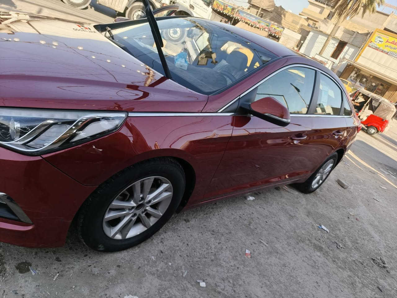 سلام عليكم سوناته 2016كفاله عامه عده الدعاميه صبغ سونار موجود بل منشور رقم اربيل تحويل او وكاله السعر 108قفل بدون عمله مكاني بغداد الدوره ***********
