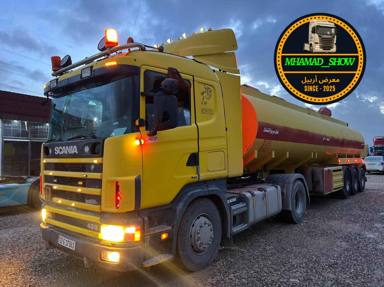 سلام عليكم 
ماشاءالله تبارك الله✅  
نوع سيارة/ إسكانا  تك ويل دبل قمارة سبرينك امامي    
نوع صهريج/ فصال موصل ثلاث محاور دبل تاير بلادي 
موديل راس/ 2004
حجم/ R420
لون/ اصفر 💛
قماره / ناصي 
مواصفات/ تبريد- رتايدر - سوبا  - كاسيحه- بوري بلاجيكتور  
گير/ عادي كلاج
رقم/ أربيل جديد
سنوية جديد
سعر كامل/ 265$ شدتين و خمسة و ستين ورقة بيها مجال 26,500$ دولار
استفسار 
*********** محمد
*********** ابو علي
*********** ئامانج
*********** ابو ميلان
*********** ابو جاسم
عنوان/ معرض أربيل - أربيل - طريق كركوك - قشتبه - مقابل شريكه أوزير 
 رجاء الاتصال قبل الساعة ١٠ لليل
استفسار 
موقع معرض 
https://maps.app.goo.gl/8UyDNR9GPi6D7iiZA?g_st=ipc
