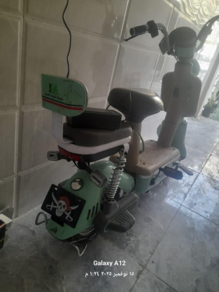 مكلف ب النشر.  السلام عليكم دراجه شحن حجم 14 بطاريات 4 جدد ملف 800 لايت عالي ناصي هورن اشاير يمنه يسره بصمات2 وسويجات2 وكارت1 تشغيل عن بعد بلوتوث قفل تاير سرقه انذار بيه او مراوس مكاني بغداد السعر 270وبيه مجال للطيبين الهاتف*********** بي واتساب
