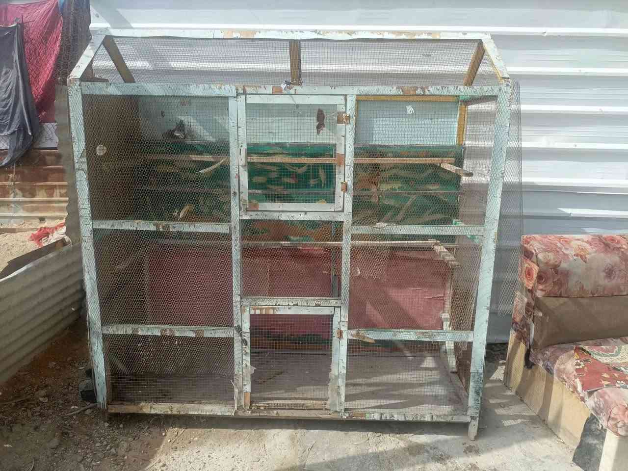 السلام عليكم قفص للبيع السعر 50وبي مجال حك الجيه للاتصال ***********
