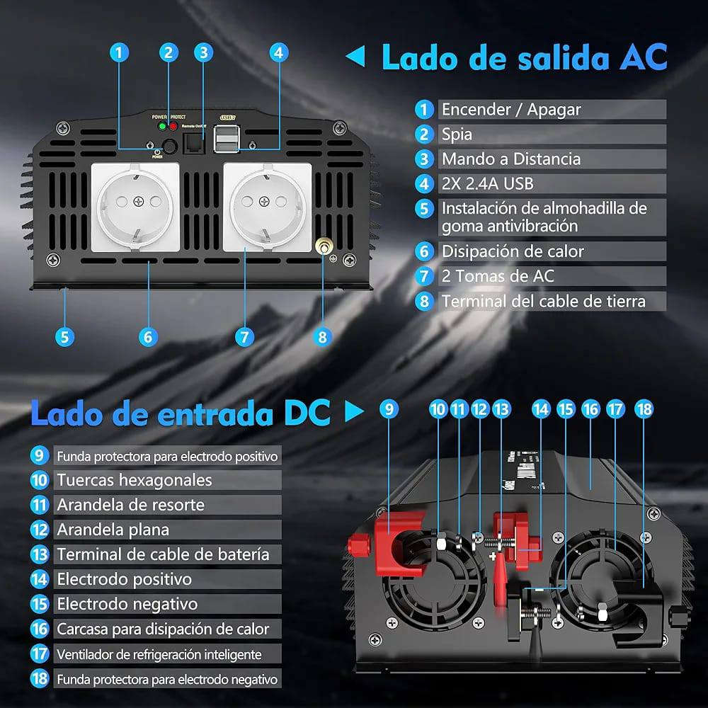 ⚡️ وداعاً لانقطاع الكهرباء.. القوة والتحمل في جهاز واحد! ⚡️

هل تبحث عن حل عملي لتشغيل منزلك أو مكتبك أثناء انقطاع التيار؟ إليك إنفرتر القدرة العالية 2000 واط، الخيار الأمثل للكفاءة والاعتمادية.
#عاكسه_10_امبير  بقدرة 2000 واط(Inverter)

⚜️الإضاءة بالكامل للمنزل أو المحل.
الأجهزة الترفيهية شاشات بلازما، رسيفر، وأجهزة الراوتر.
المطبخ خلاط الفواكه،
المكتب  أجهزة الكمبيوتر (Desktop) واللابتوب والطابعات.
التبريد مراوح المكتب والسقف بكفاءة عالية

⚜️تبريد ذكي  مزود بمراوح تعمل تلقائياً لضمان استمرار العمل لساعات طويلة دون سخونة.

⚜️شاشة رقمية لمراقبة مستوى شحن البطارية 

⚜️ مزود بتقنيات حماية كاملة ضد الجهد الزائد، الجهد المنخفض، التحميل الزائد، الالتماس الكهربائي، وارتفاع درجة الحرارة. 

⚜️يُنصح باستخدام بطارية بسعة 100__150 أمبير 
 لضمان تشغيل الأحمال الثقيلة بكفاءة

📍الموقع : ذي قار_قضاء الغراف_شارع ال رمضان 🛣️
                 قرب مدرسة الفاضلات 🏫
——————————————————
للاستفسار او الطلب التواصل معنا على الصفحه💌

 او مراسلتنا على الواتس آب على الرقم📞 

***********
• متوفر الدفع عن طريق البطاقات المصرفية 💳 
. يوجد لدينا خدمة توصيل داخل الغراف 🛺 
                 ولكافة محافظات عراقنا الحبيب 🚕

#إنفرتر #عاكسه_10_امبير  #طاقة #كهرباء #حلول_الطاقة #Inverter2000W#العراق
