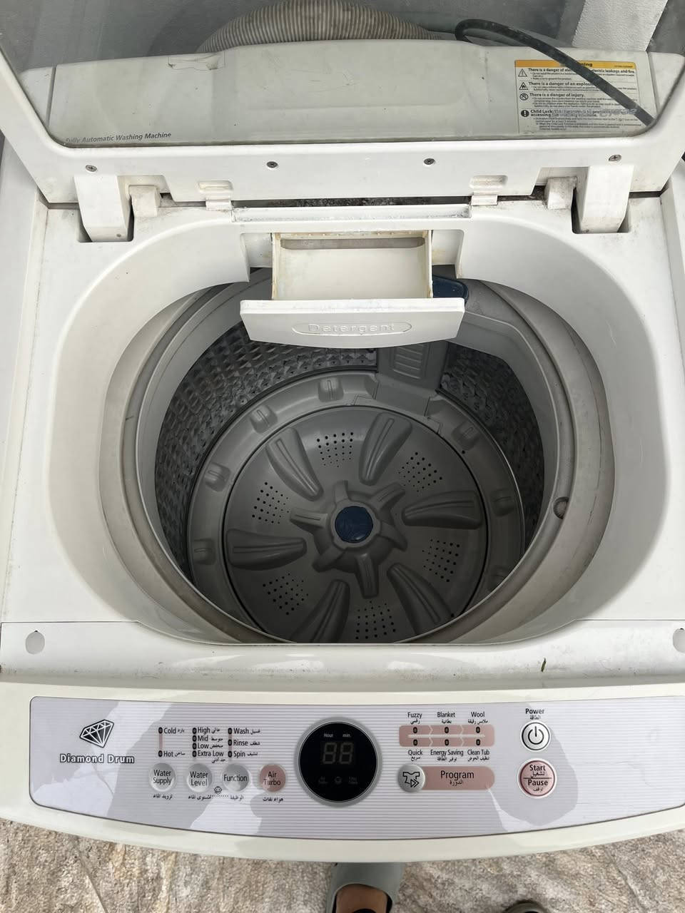 السلام عليكم
غسالة سامسونك نظيفة جداً مثل ما موضح بالصور مابيها اي عطل حجمها 10 كيلو السعر 100 وبيها مجال للتواصل *********** مكاني بغداد حي الجهاد
