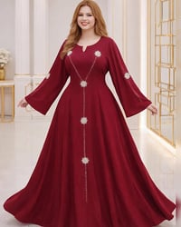 دراعة كويتي • قماش باربي شانيل • مقاسات L-3XL