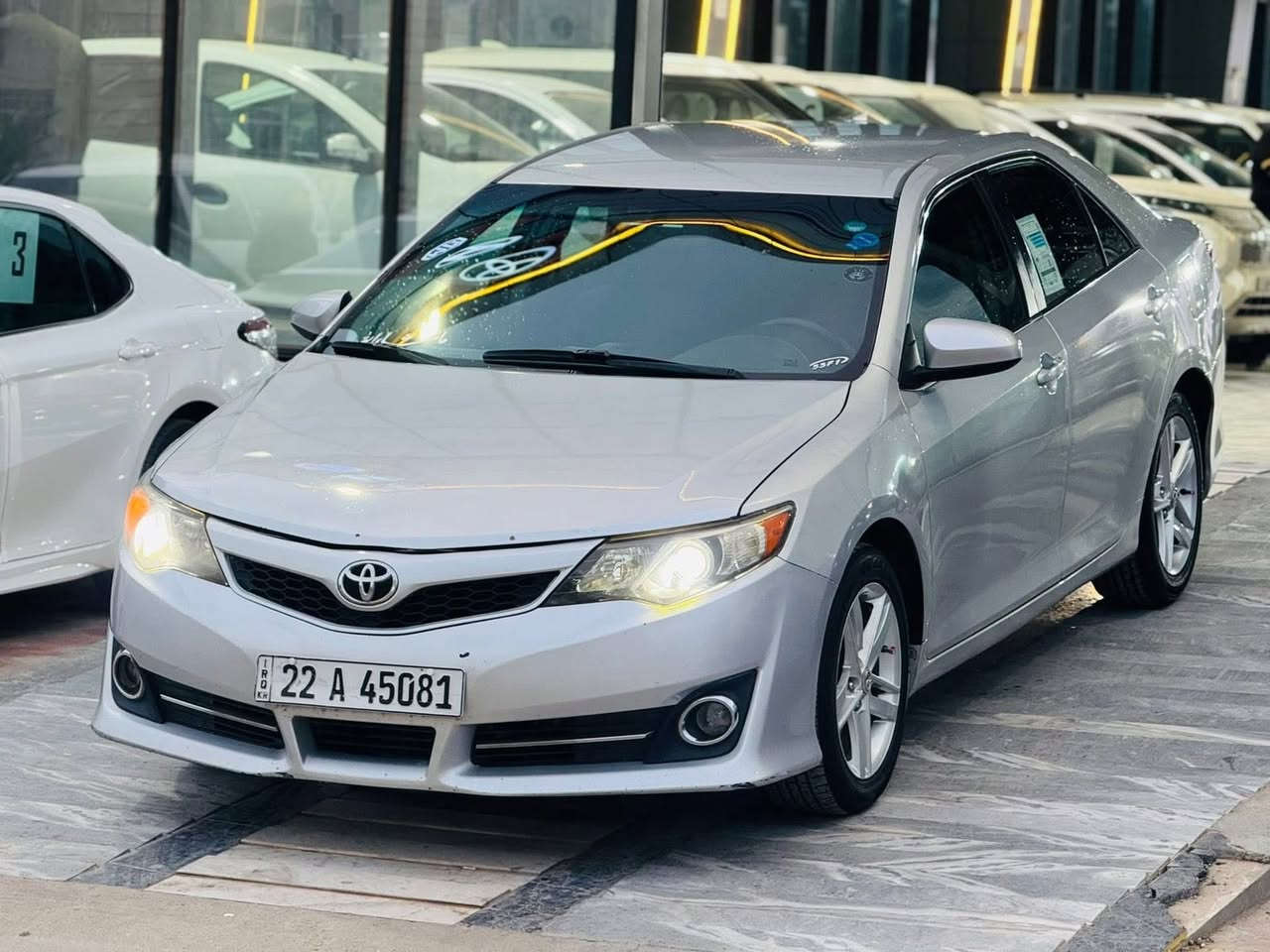 السلام عليكم
للاستفسار ***********
 تويوتا كامري خليجي             
موديل 2014
#السعر 108$
تكسي دبي صبغ حزام
بدون ضربه بدون ايرباك     
سونر مرفق
شاشه ايباد
كامره
تبريد +تدفئه
صدر 
لايت زينون 
رقم سنويه جديد  
شرط وكاله و تحويل                  
العنوان / ديالى - خانقين
