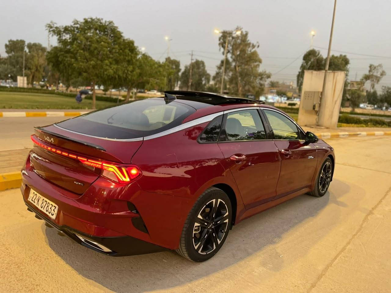 السلام عليكم
K5 GT
موديل 2022
ماشيه 72
1/1 فول مواصفات
بانورامه 
بصمه 
رادرات 
سايد بريك كهرباء 
تحكمات ستيرن 
شاشه كامره 
حساسات 
اشاره ترحيب 
كشنات كهرباء 
كشنات مختمه GT
محرك 1600 تيربو 
فقط قطعه تبديل  باب البصف السايق الباقي كفاله عامه
مكينه كير تبريد صدر تخمً تاير 
السياره جديده 
مكاني بغداد الدوره 
السعر    155 بيه مجال 
رقم الهاتف  ***********
