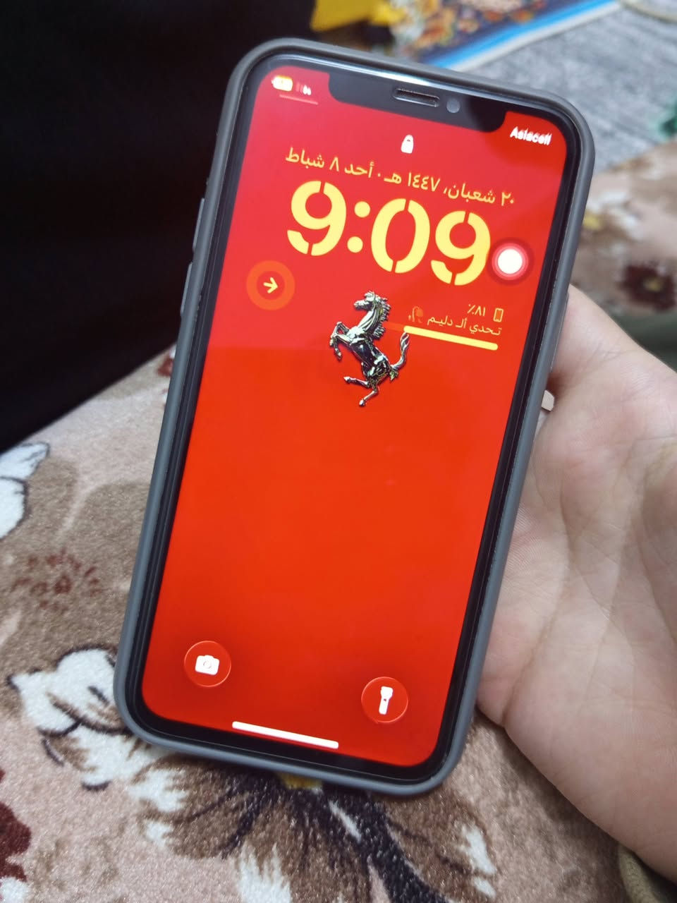 أيفون 11 برو 🥀
ذ64 🥀
بطاريه:- 64 شحن سريع و مايصرف اذا صرف رجعه 🥀

شاشه اصليه:- بس بيها فطر خفيف مايبين ابد بالاستعمال 🍃
•—————————•
ظهر مكسور يحتاج تبديل بس ابد مايحمه 🍃

ببجي 60 فريم 🤍

كامرات فول تصوير ليلي واضح معروف مايحتاج احچي 🤍
•—————————•
(لزكه - كيبل - كفرين - عدسات كامره)

للمراوسس ب (سامسونج حديث - انفنكس - بوكو) 
رمادي الخمسه كيلو 🔥
••• 🤍 شعندك نزل 🤍 •••


**إذا كنت صاحب هذا الإعلان وتريد حذفه لأي سبب، رجاءا أرسل رسالة إلى الدعم الفني**