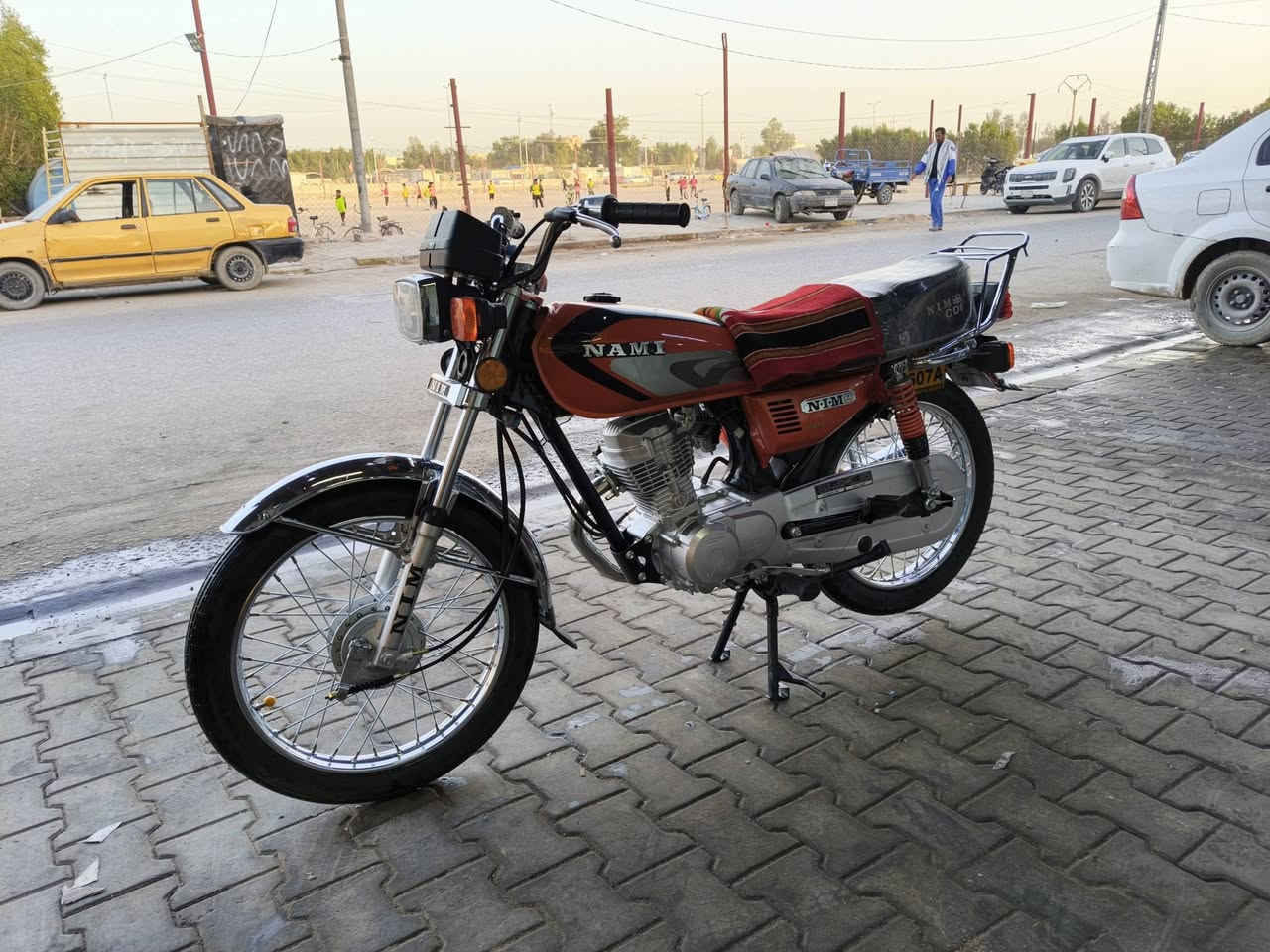 سلام عليكم دراجه أربع كير متياز مديل 25 أوراق سكنر مكاني نجف مزرعت سيد علي*********** سعر 700 وبيه مجال
