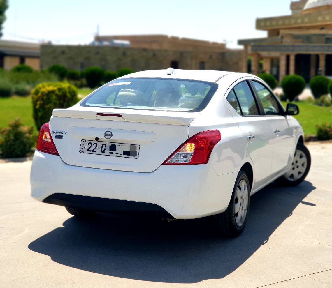 NISSAN SANNY 
ــ مودیل 2024 صفر شرکە ( السور ) اربیل ـ بلیت زرقة
ــ ضمان شركة ثلاث سنوات او ۱۰۰ الف كم ، تشمل صیانة عامة و تبدیل دهن و فلتر مجاني.
ــ زەمانی شەریکەی لەگەڵە ۳ ساڵ یان ۱۰۰هەزار کم ، وە سێرفزی عام و ڕۆن و فلتەر بە خۆڕایی. پلێت شین
ــ فول مواصفات خلیجی ـ هندی 
ــ نظام ABS  ـ قفل مرکزی
ــ کامیرا و شاشە ایپاد 
ــ سکان ڤۆلیوم
ــ بلاجکتور
ــ مرایة كهربائیة ـ ئاوێنە کارەبایی
ــ ماوەی ڕۆیشتن ۲٨کم المسافە المقطوعە
ــ کلین بدون صبغ بدون تعدیل .
ــ السعر 128 ورقە و مجال قلیل
ــ رقم و سنوی جدید لـ۲۰۳۰
ــ کیر + محرک + تبرید + تحویل بشرط 

ــ مکان السیارە اربیل
ــ *********** موجود واتساپ ـ ڤایبر أربيل, العراق
